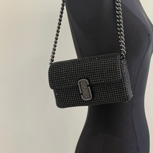NWT Marc Jacobs THE RHINESTONE
J MARC MINI SHOULDER BAG - Picture 3 of 9